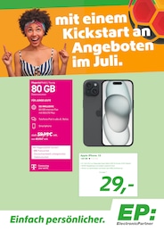 EP: Prospekt für Arendsee: "mit einem Kickstart an Angeboten im Juli.", 4 Seiten, 01.07.2024 - 31.07.2024