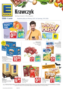 E center Prospekt der Woche "Wir lieben Lebensmittel!" Seite 1, 26.10.2026 bis 31.10.2026 für Schwabach Aktueller E center Prospekt "Wir lieben Lebensmittel!" Seite 1 von 40 Seiten für Schwabach