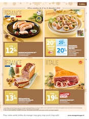 Promos Jambon De Parme dans le catalogue "Réveillons Noël : Tous les plaisirs de la table à petits prix" de Auchan Hypermarché à la page 11