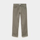 Pantalon regular coton majoritaire vert kaki garçon dans le catalogue La Halle