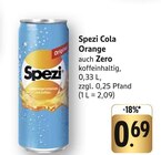 Cola Orange im Angebot bei E center in Nagold Cola Orange Angebote von Spezi bei E center Nagold für 0,69 €