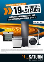 Saturn Prospekt für Berlin mit 1 Seiten Saturn Prospekt für Berlin: "19% MEHRWERTSTEUER GESCHENKT!", 1 Seiten, 01.05.2021 - 08.05.2021