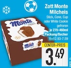 Monte Milcheis Stick im EDEKA Prospekt Monte Milcheis Stick von Zott im aktuellen EDEKA Prospekt für 3,49 €