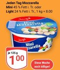 Mozzarella Mini im Angebot bei GLOBUS in Koblenz Mozzarella Mini Angebote von Jeden Tag bei GLOBUS Koblenz für 1,00 €