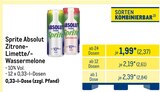 Sprite Absolut Angebote bei METRO Wolfsburg für 2,37 €