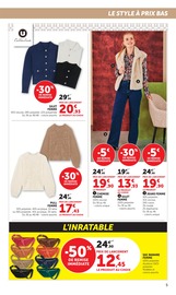 Prospectus Super U "Le Style à prix bas" en cours à Besançon, Page 5 Catalogue Super U en cours à Besançon, "Le Style à prix bas", Page 5