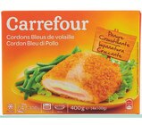 Cordons Bleus de volaille - Carrefour - Supermarchés Match à Strasbourg Cordons Bleus de volaille - Carrefour en promo chez Supermarchés Match Strasbourg à 6,80 €