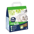 Litière végétale pour chats - CARREFOUR COMPANINO dans le catalogue Carrefour