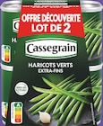 Haricots verts extra-fins - CASSEGRAIN en promo chez Intermarché Super Haricots verts extra-fins - CASSEGRAIN dans le catalogue Intermarché Super