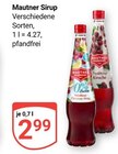 Sirup im Angebot bei GLOBUS in Erfurt Sirup Angebote von Mautner bei GLOBUS Erfurt für 2,99 €