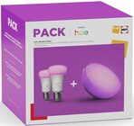 Pack ré-équipement ambiance 3 ampoules connectées e e27 + lampe nomade hue go - Fnac à Choisy-le-Roi Pack ré-équipement ambiance 3 ampoules connectées e e27 + lampe nomade hue go en promo chez Fnac Choisy-le-Roi à 119,99 €