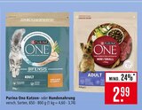 Katzennahrung im Angebot bei Marktkauf in Aalen Katzennahrung Angebote von Purina One bei Marktkauf Aalen für 2,99 €