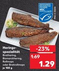 Heringsspezialität im Angebot bei Kaufland in Frankfurt Heringsspezialität Angebote von MSC bei Kaufland Frankfurt für 1,29 €
