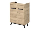 Promo Meuble sous vasque bois "Ladoga"  L. 60 x  H. 81 x P. 36 cm à 90,00 € dans le catalogue Brico Dépôt à St Isidore