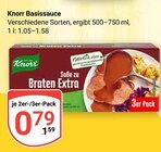 Basissauce Braten Extra Angebote von Knorr bei GLOBUS Krefeld für 0,79 €