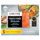 Truite fumée "Offre Spéciale" - LABEYRIE - Carrefour à Cholet Truite fumée "Offre Spéciale" - LABEYRIE en promo chez Carrefour Cholet à 7,49 €