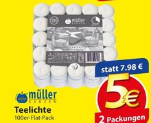 Müller Teelichte bei famila Nordost in Falkensee Müller Teelichte im Angebot bei famila Nordost Falkensee für 5,00 €
