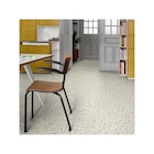 Sol PVC en rouleau Terrazzo imitation pierre beige multi-tons largeur 3m ep. 2.6 mm passage très intensif dans le catalogue Décor Discount