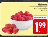 Himbeeren im EDEKA Prospekt Himbeeren im aktuellen EDEKA Prospekt für 1,99 €