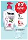Gel Lavant Intime Natural Extra Doux - Intima en promo chez U Express Gel Lavant Intime Natural Extra Doux - Intima dans le catalogue U Express