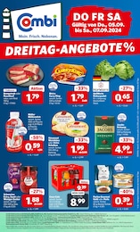 combi Prospekt: "DREITAG-ANGEBOTE", 1 Seite, 05.09.2024 - 07.09.2024