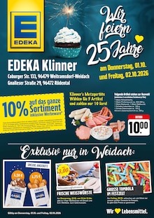 Aktueller EDEKA Prospekt (Bad Colberg-Heldburg, 2 Seiten zum blÀttern EDEKA Prospekt Aktuelle Angebote mit 2 Seiten