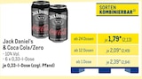 Coca Cola/Zero von Jack Daniel‘s für 2,13 € bei METRO im Angebot Coca Cola/Zero von Jack Daniel‘s im aktuellen METRO Prospekt