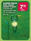 Solar-Metallstecker Frosch Angebote von GARDEN DREAM bei Netto mit dem Scottie Dresden für 7,99 €