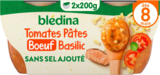 BOLS TOMATES PATES BOEUF BLÉDINA - BLEDINA - Auchan Hypermarché à Calais BOLS TOMATES PATES BOEUF BLÉDINA - BLEDINA en promo chez Auchan Hypermarché Calais à 2,69 €