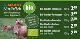 Bio-Rinder-Entrecôte im aktuellen V-Markt Prospekt