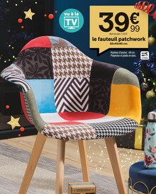 Le fauteuil patchwork à Centrakor dans Matheflon Le fauteuil patchwork à Centrakor dans Matheflon