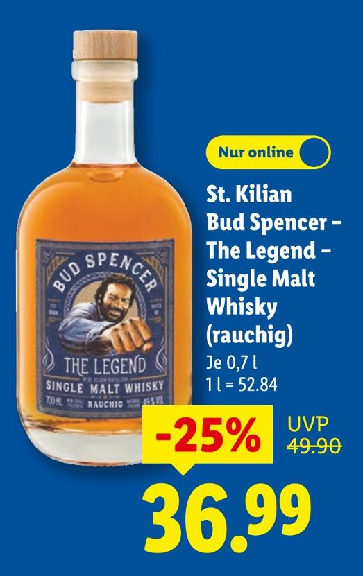 Bud Spencer – The Legend – Single Malt Whisky (rauchig)
