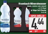 Mineralwasser Classic von Krumbach im aktuellen EDEKA Prospekt für 4,44 €