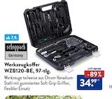 Werkzeugkoffer WZB120-BE, 97-tlg. von Scheppach für 34,99 € bei ALDI Nord im Angebot Werkzeugkoffer WZB120-BE, 97-tlg. von Scheppach im aktuellen ALDI Nord Prospekt