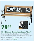 Kinder-Gusseisenbank "Zoo" im aktuellen Pflanzen Kölle Prospekt für 79,99 €