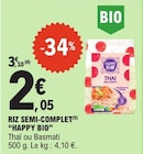 Riz semi-complet - Happy Bio dans le catalogue E.Leclerc