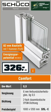 Fenster Comfort bei OBI in Herne Fenster Comfort im Angebot bei OBI Herne für 326,00 €