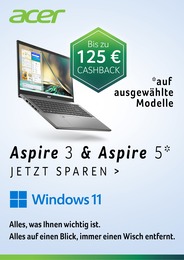 Acer Prospekt für Augsburg mit 1 Seite Acer Prospekt für Augsburg: "Aspire 3 & Aspire 5 - Jetzt sparen.", 1 Seite, 28.06.2022 - 27.07.2022