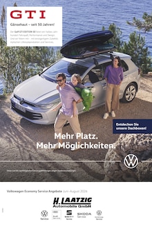 Volkswagen Prospekt Mehr Platz. Mehr Möglichkeiten. mit 1 Seite