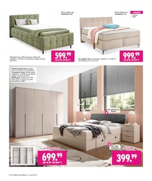 Boxspringbett im aktuellen SB Möbel Boss Prospekt (Berlin) Boxspringbett im SB Möbel Boss Prospekt "Mach dein Schlafzimmer zur Wohlfühlzone" mit 26 Seiten (Berlin)