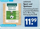 Sport- und Spielrasen von Gardenline im aktuellen ALDI SÜD Prospekt für 11,99 €