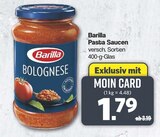 Pasta Saucen Angebote von Barilla bei famila Nordwest Lingen für 1,79 €