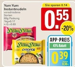 Instantnudeln im Angebot bei WEZ in Bad Oeynhausen Instantnudeln Angebote von Yum Yum bei WEZ Bad Oeynhausen für 0,39 €