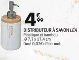 Distributeur à savon léa en promo chez La Foir’Fouille Saintes à 4,99 €