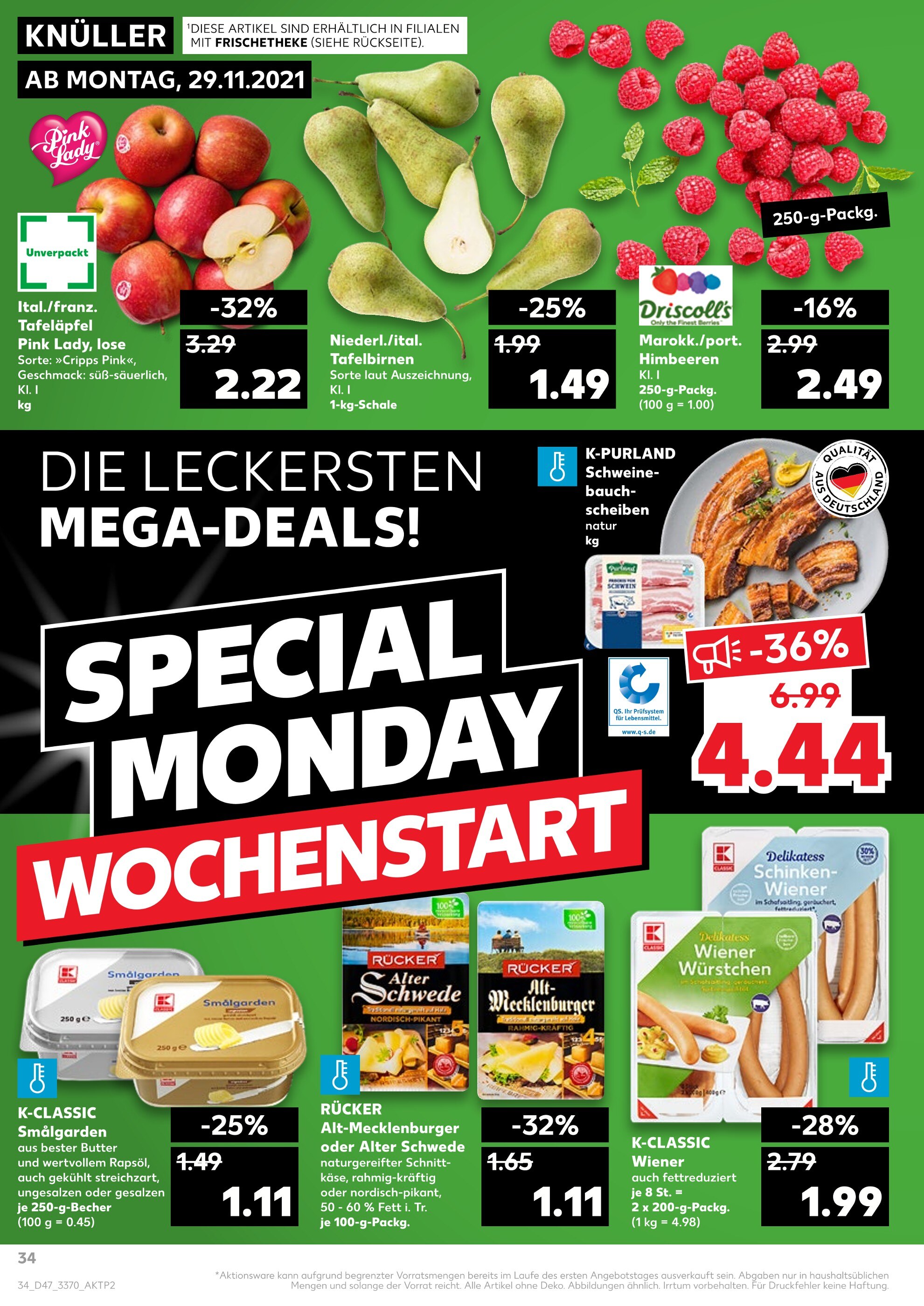 Kaufland Prospekt für Neißeaue mit 48 Seiten Kaufland Prospekt für Neißeaue: "KNÜLLER", 48 Seiten, 29.11.2021 - 01.12.2021