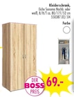 Kleiderschrank Angebote bei SB Möbel Boss Hannover für 69,00 €