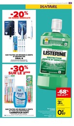 Offre Listerine dans le catalogue Carrefour Market du moment à la page 26