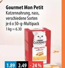 Aktuelle Katzenfutter Angebote bei V-Markt in München Aktuelles Mon Petit Angebot bei V-Markt in München ab 1,89 €