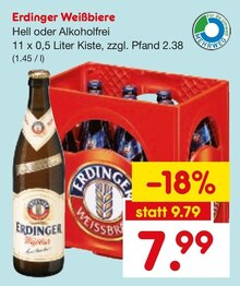 Weißbiere bei Netto Getränke-Markt in Sigmaringen Weißbiere im Angebot bei Netto Getränke-Markt Sigmaringen für 7,99 €