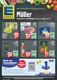 EDEKA Prospekt für Dinkelsbühl: "Wir lieben Lebensmittel!", 8 Seiten, 09.02.2026 - 14.02.2026